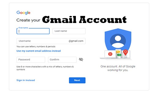 create gmail account