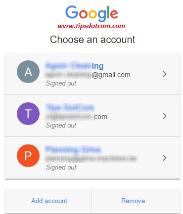 Gmail Login Different Username and Password 